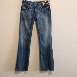 Miss Me Jeans Size (29) Cowhide Med Venice Boot Cut
